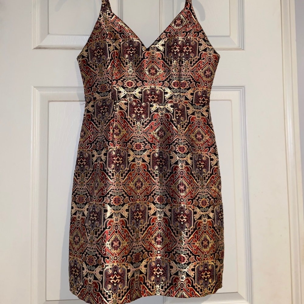 Gold Design Dress